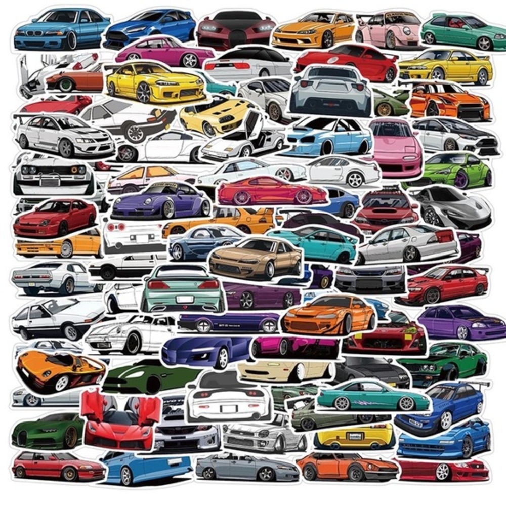 10x Car Stickers // Car Decals // 4cm x 6cm Average // Read Description!